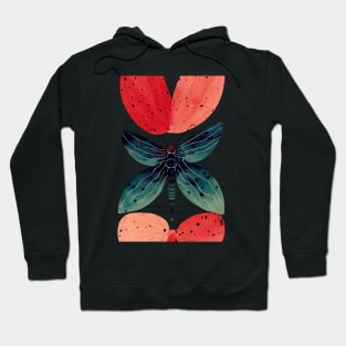 Dragonfly Watercolor Hoodie